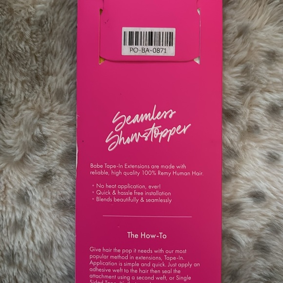 BNIB BABE SEAMLESS TAPE IN HAIR EXTENSIONS - Picture 4 of 5